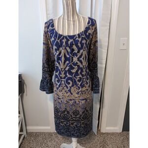 Chris McLaughlin Women's Size‎ 18 Dress With Decorative Sleeve